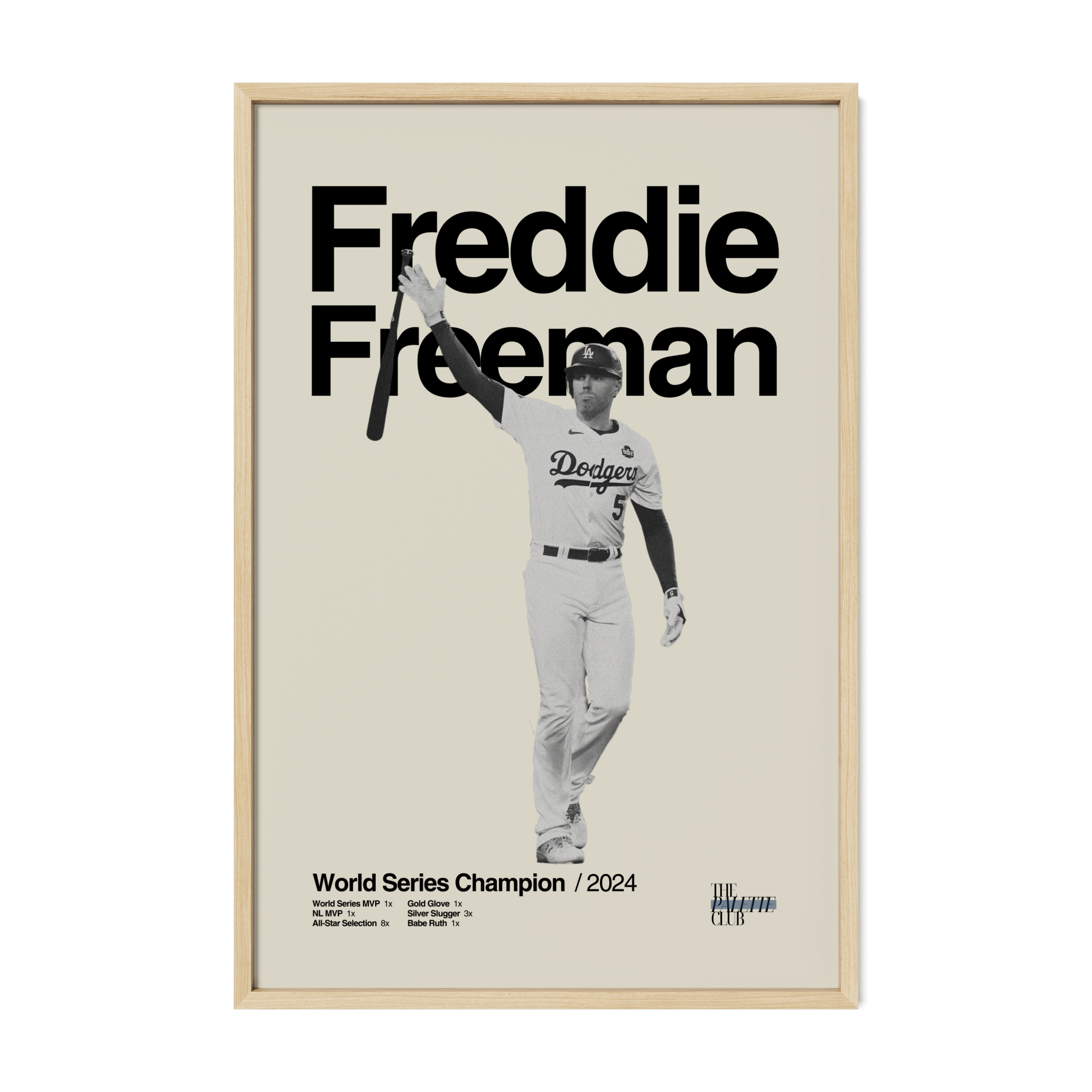 Freddie Freeman 2024 World Series Poster 3