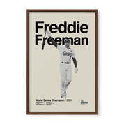 Freddie Freeman 2024 World Series Poster 3