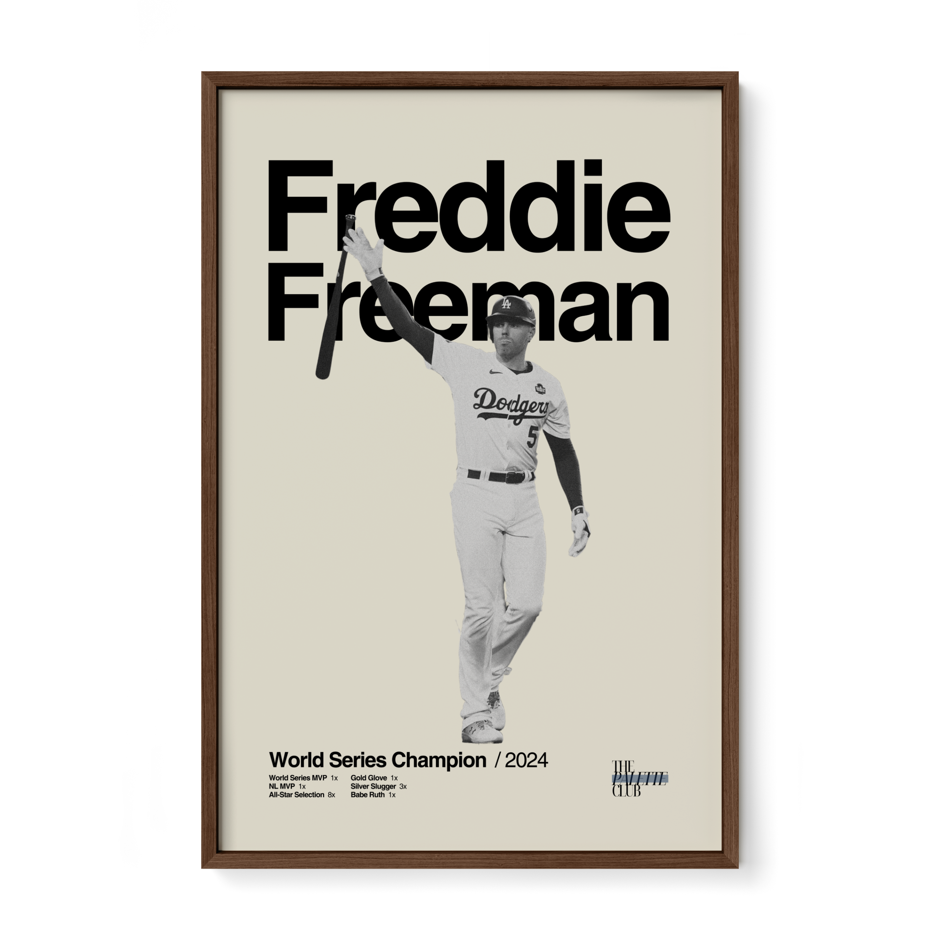 Freddie Freeman 2024 World Series Poster 3