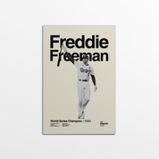 Freddie Freeman 2024 World Series Poster 3