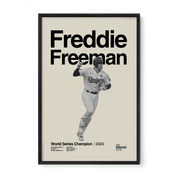 Freddie Freeman 2024 World Series Poster