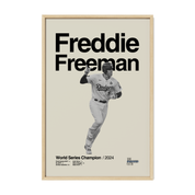 Freddie Freeman 2024 World Series Poster