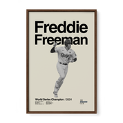Freddie Freeman 2024 World Series Poster