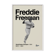 Freddie Freeman 2024 World Series Poster