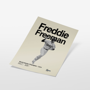 Freddie Freeman 2024 World Series Poster