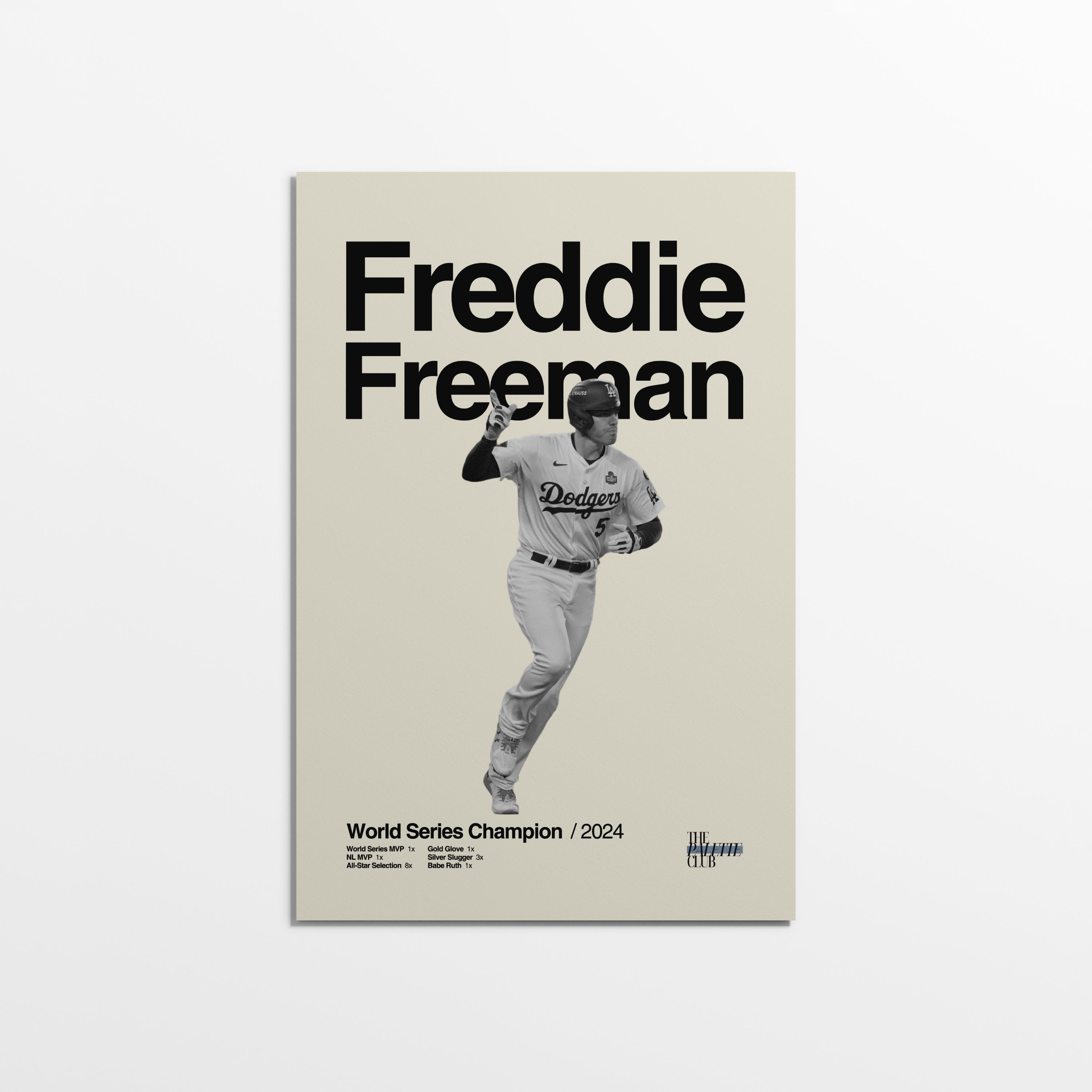 Freddie Freeman 2024 World Series Poster