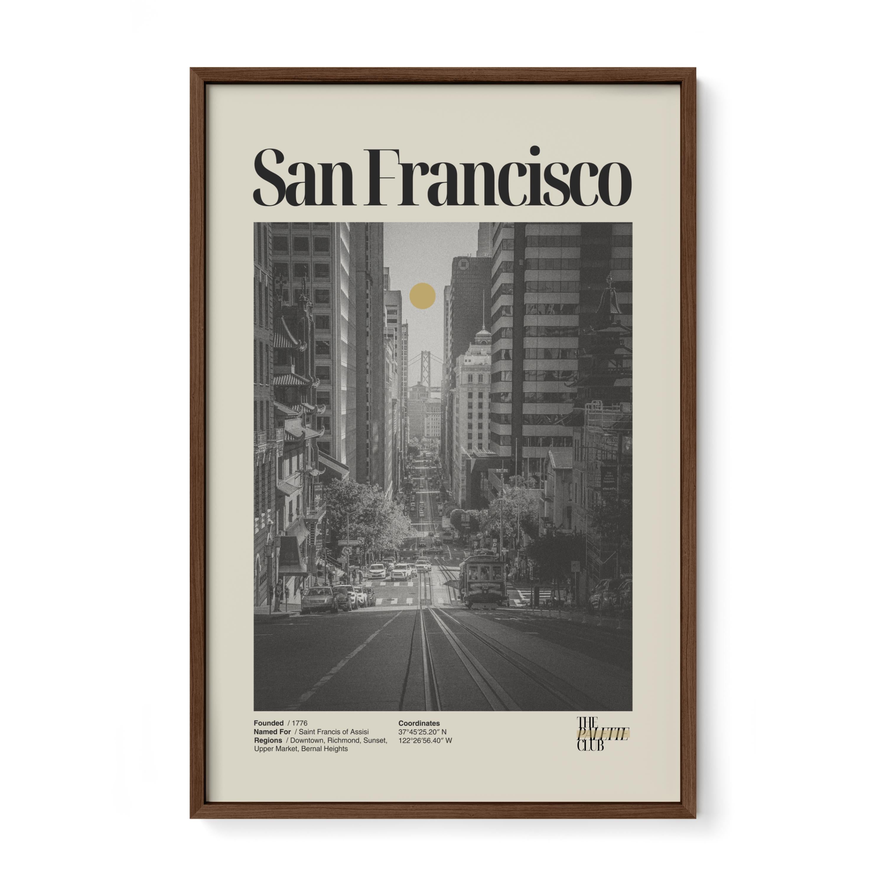 San Francisco Streets Print