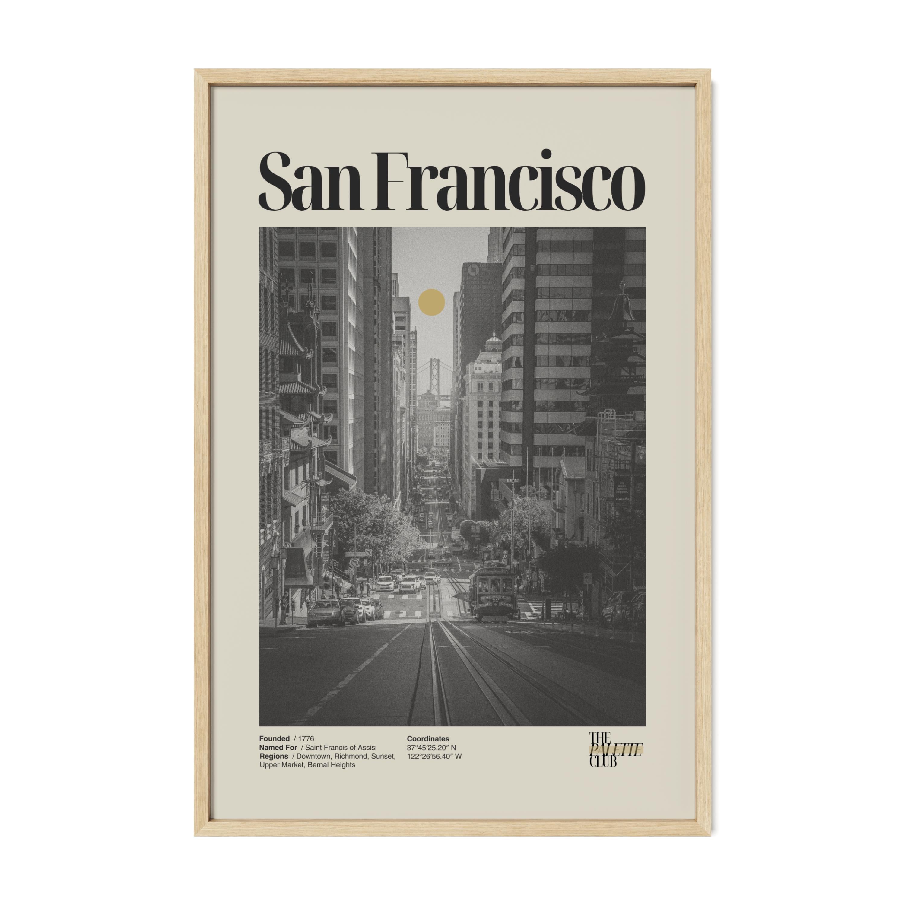 San Francisco Streets Print