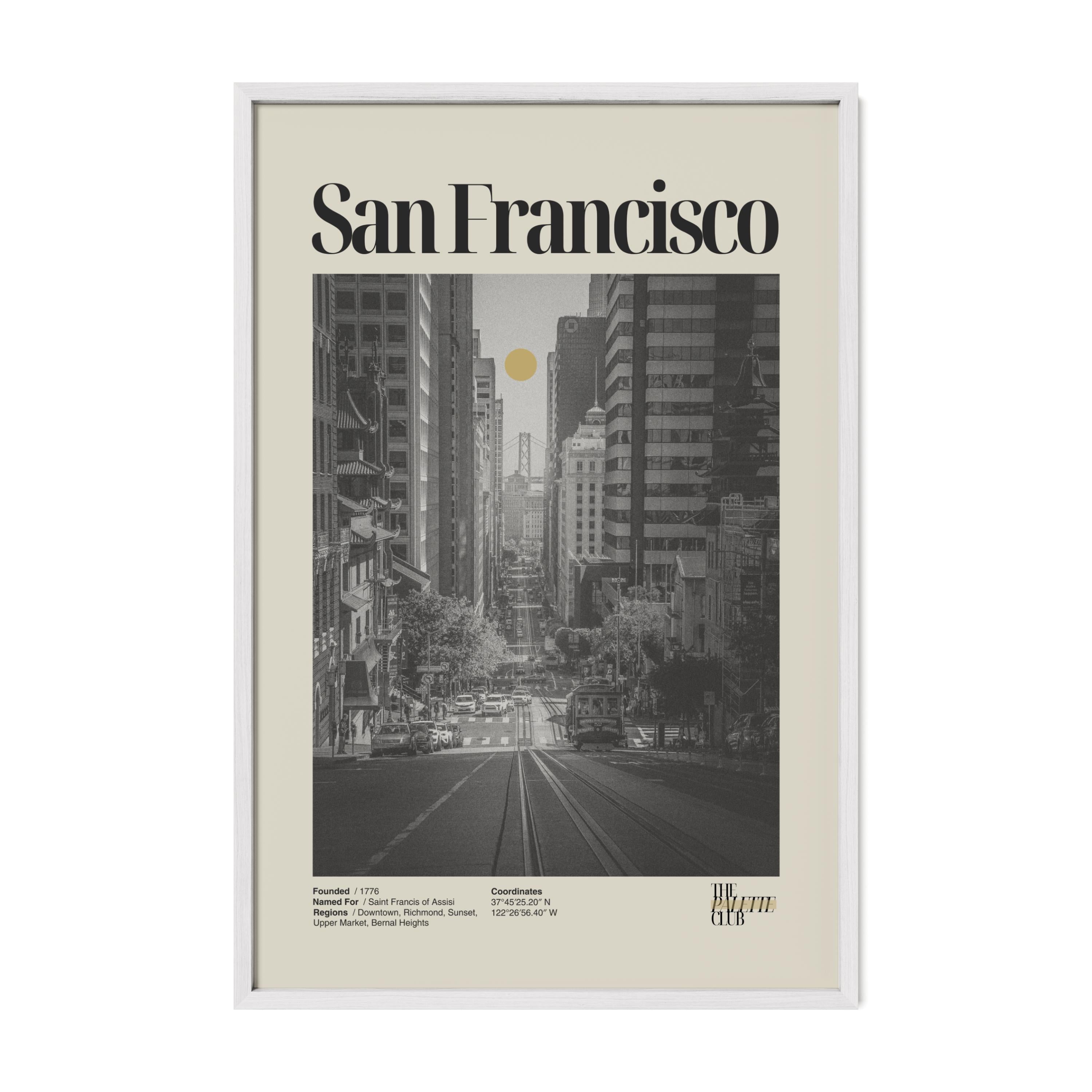 San Francisco Streets Print