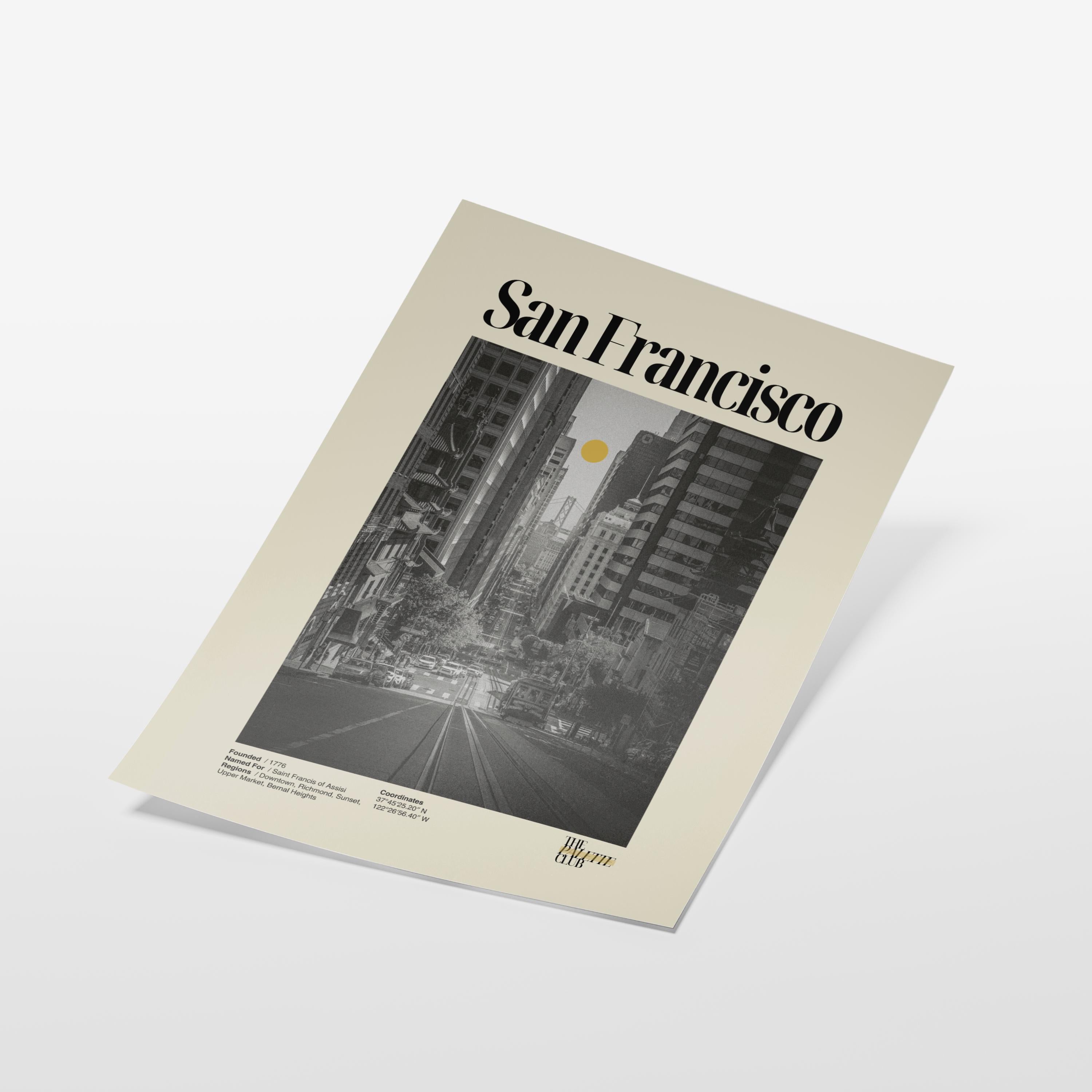 San Francisco Streets Print