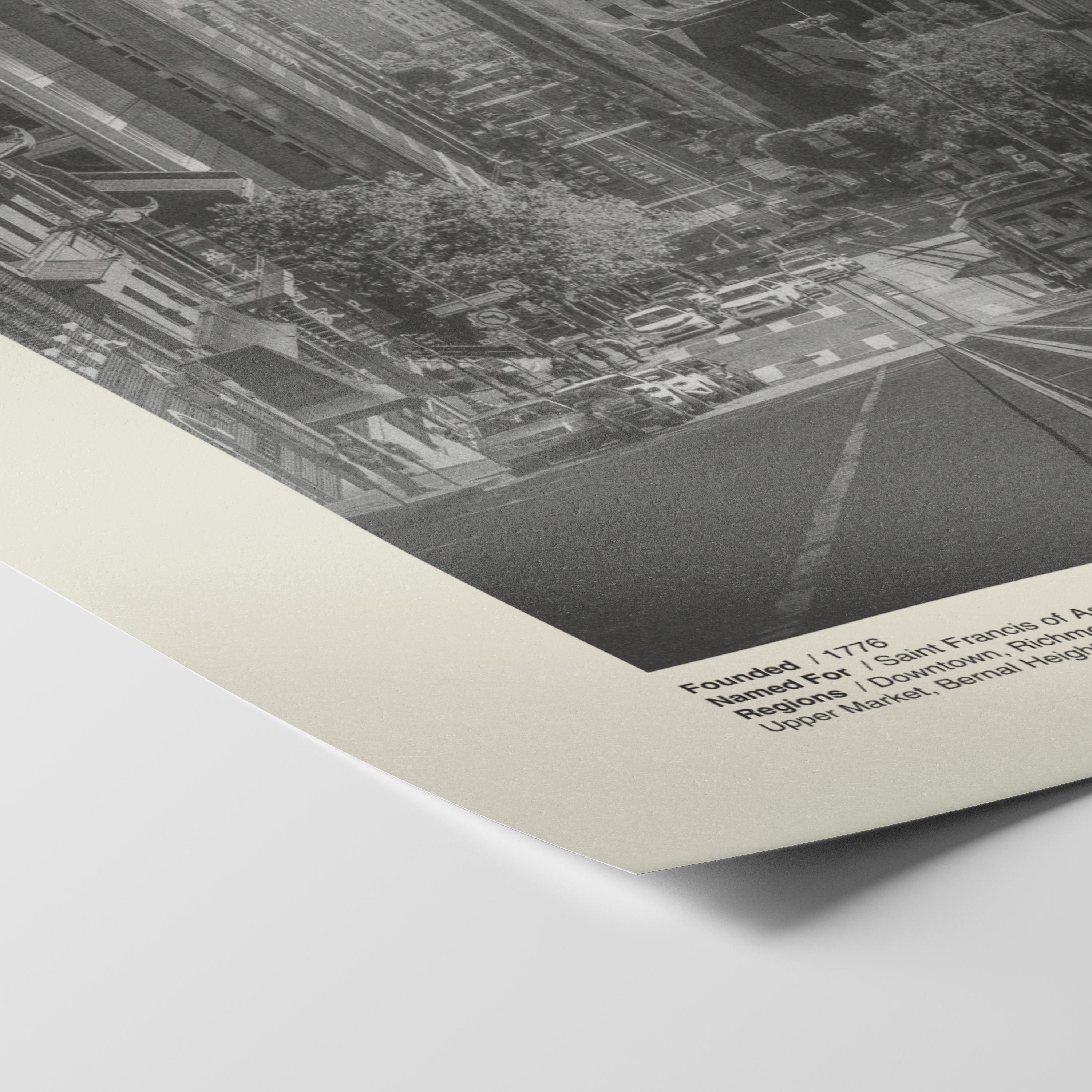 San Francisco Streets Print