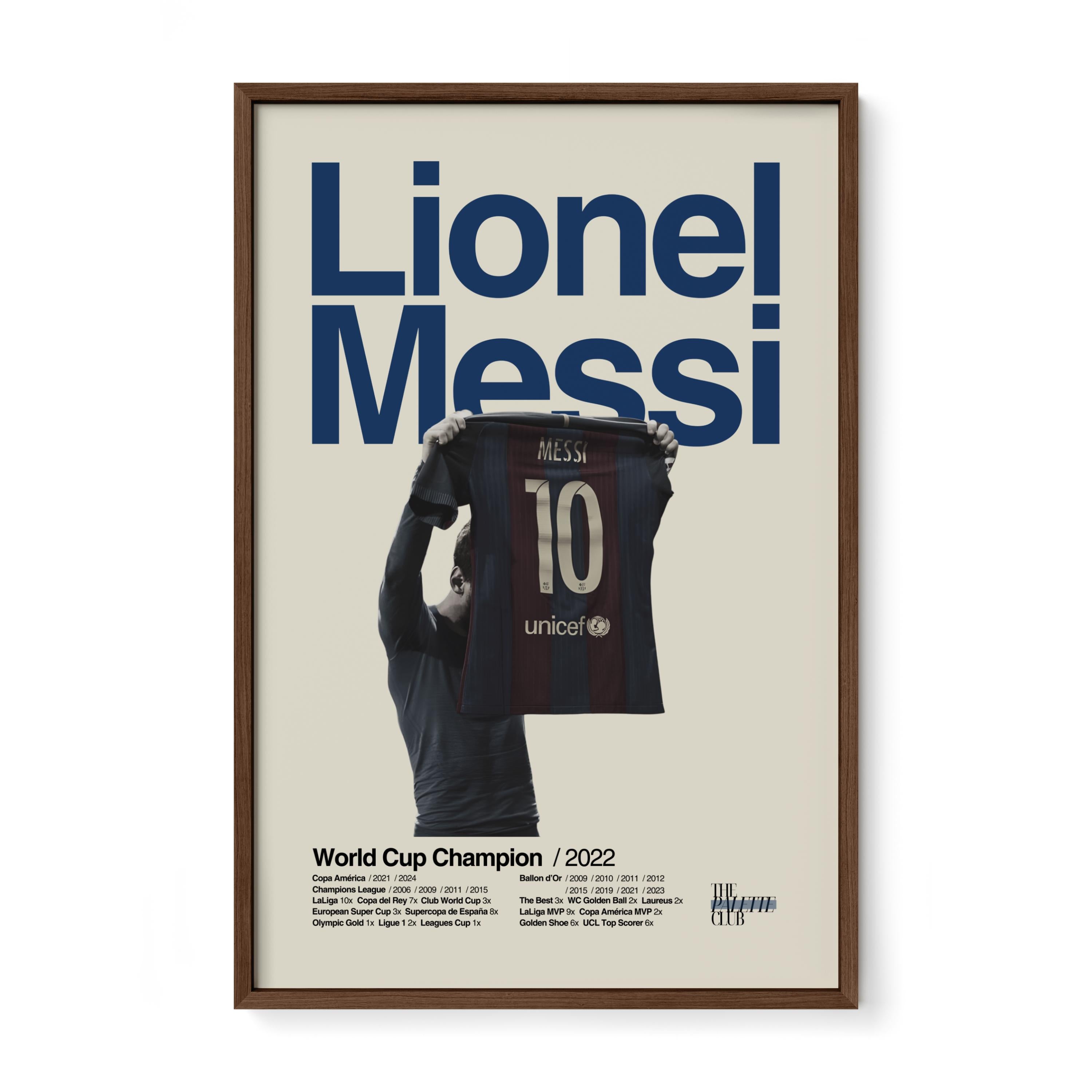 Lionel Messi Barcelona 'El Clásico' Print