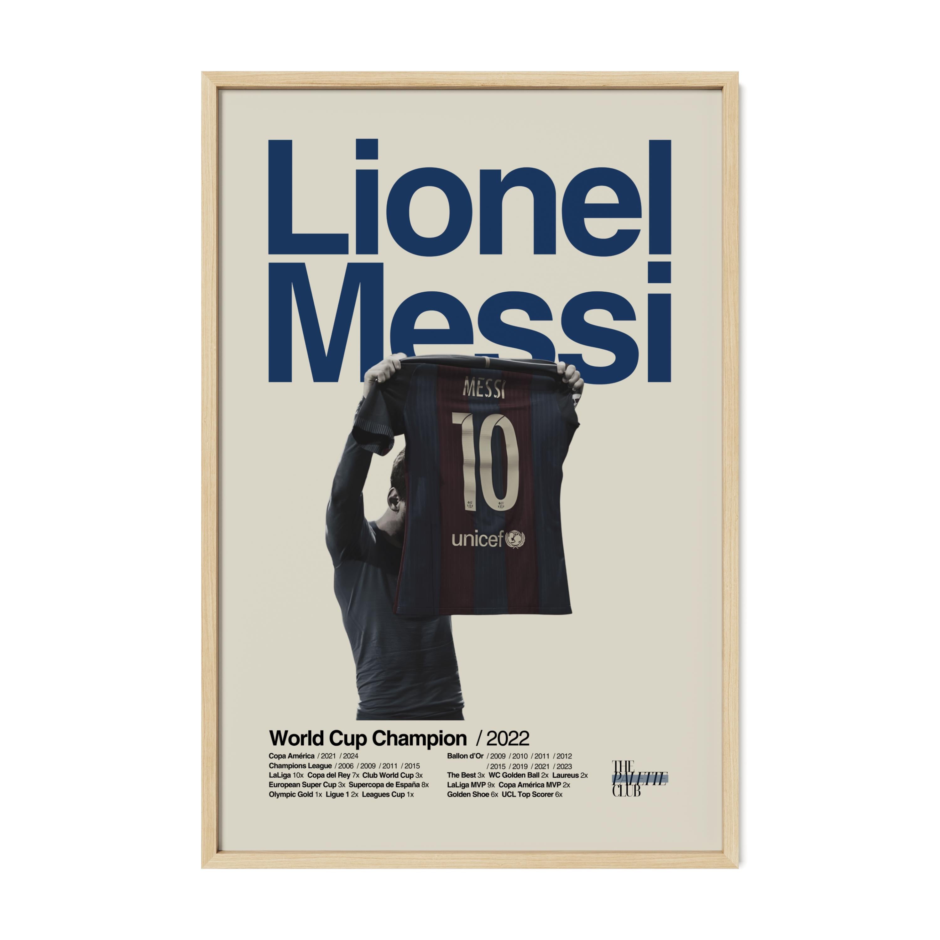 Lionel Messi Barcelona 'El Clásico' Print