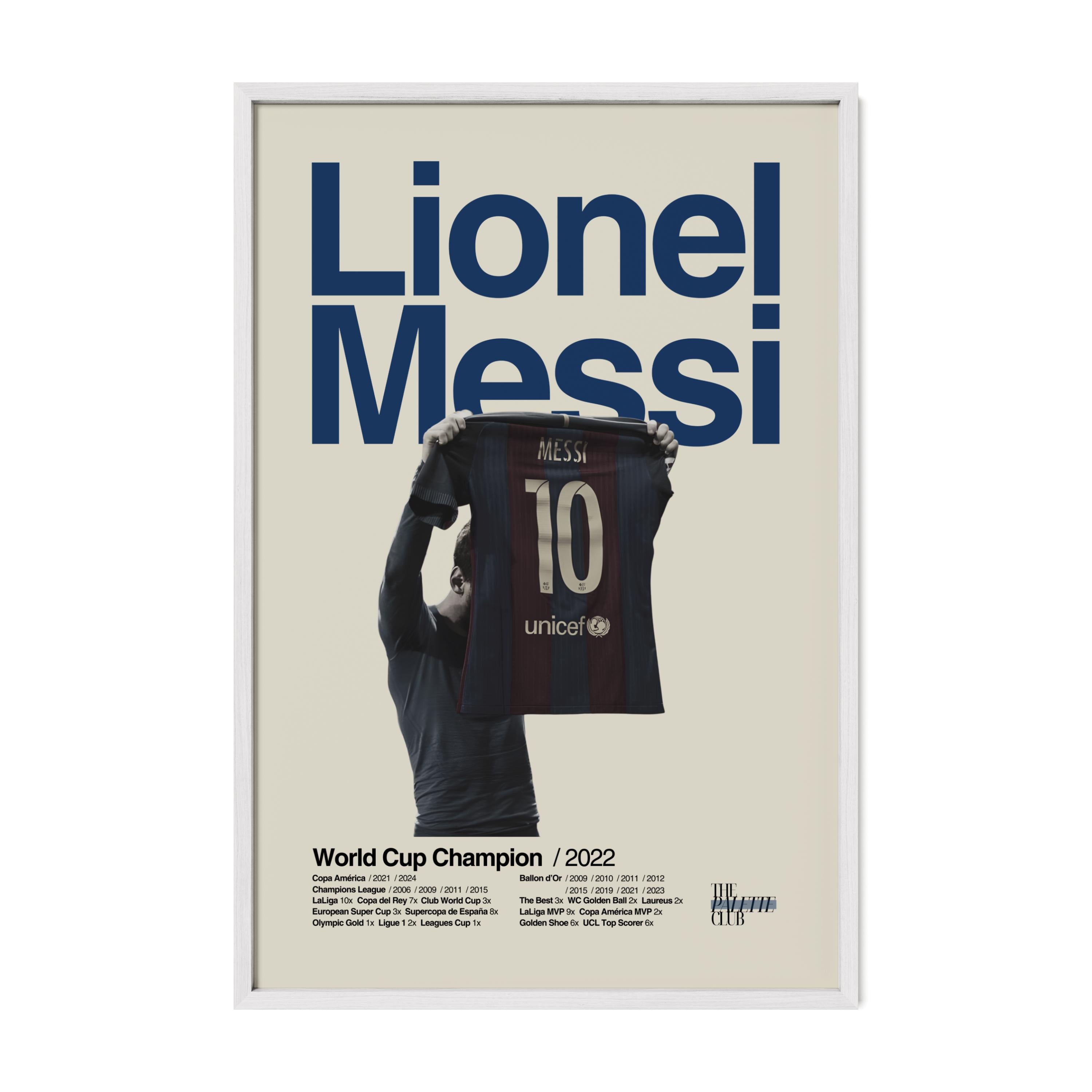 Lionel Messi Barcelona 'El Clásico' Print
