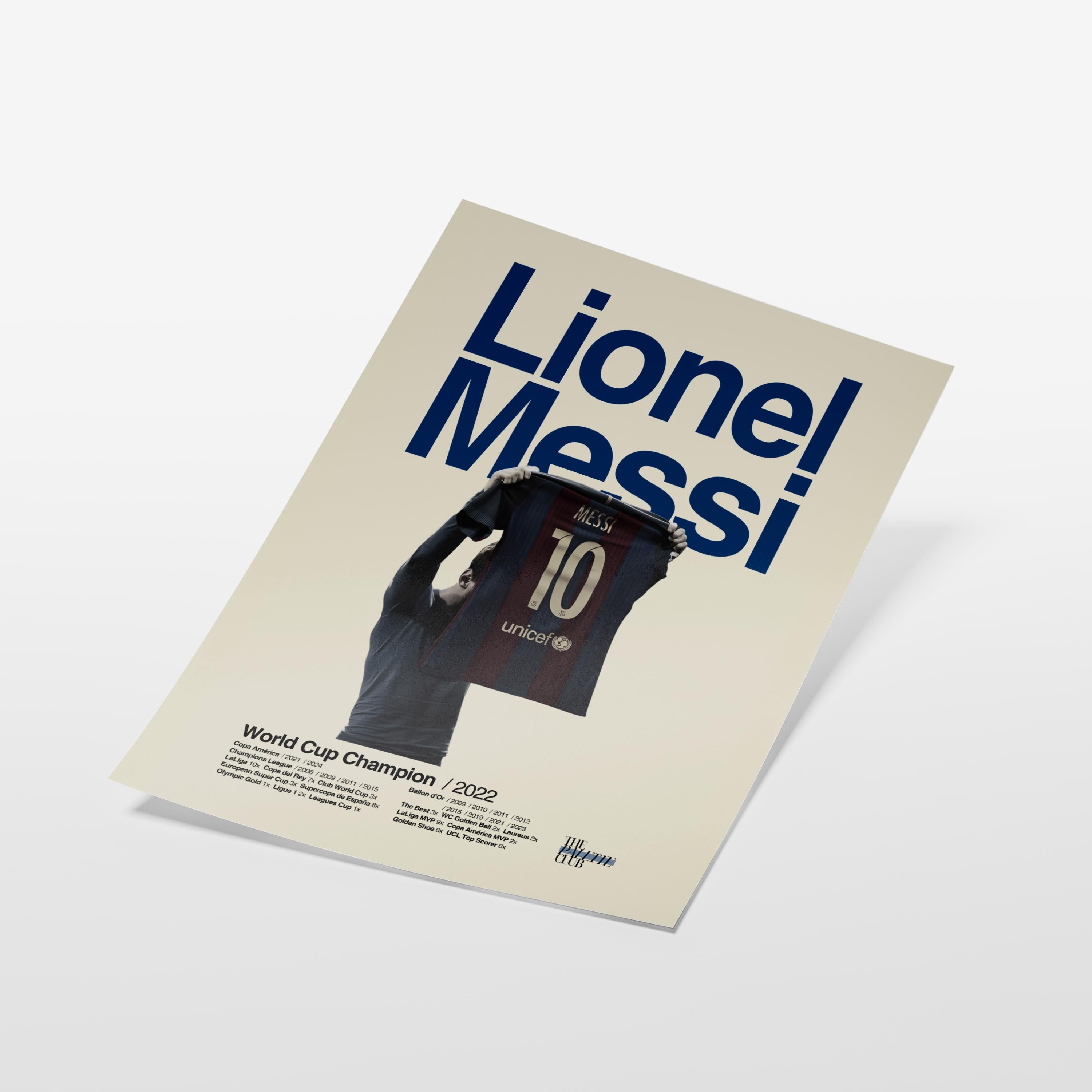 Lionel Messi Barcelona 'El Clásico' Print