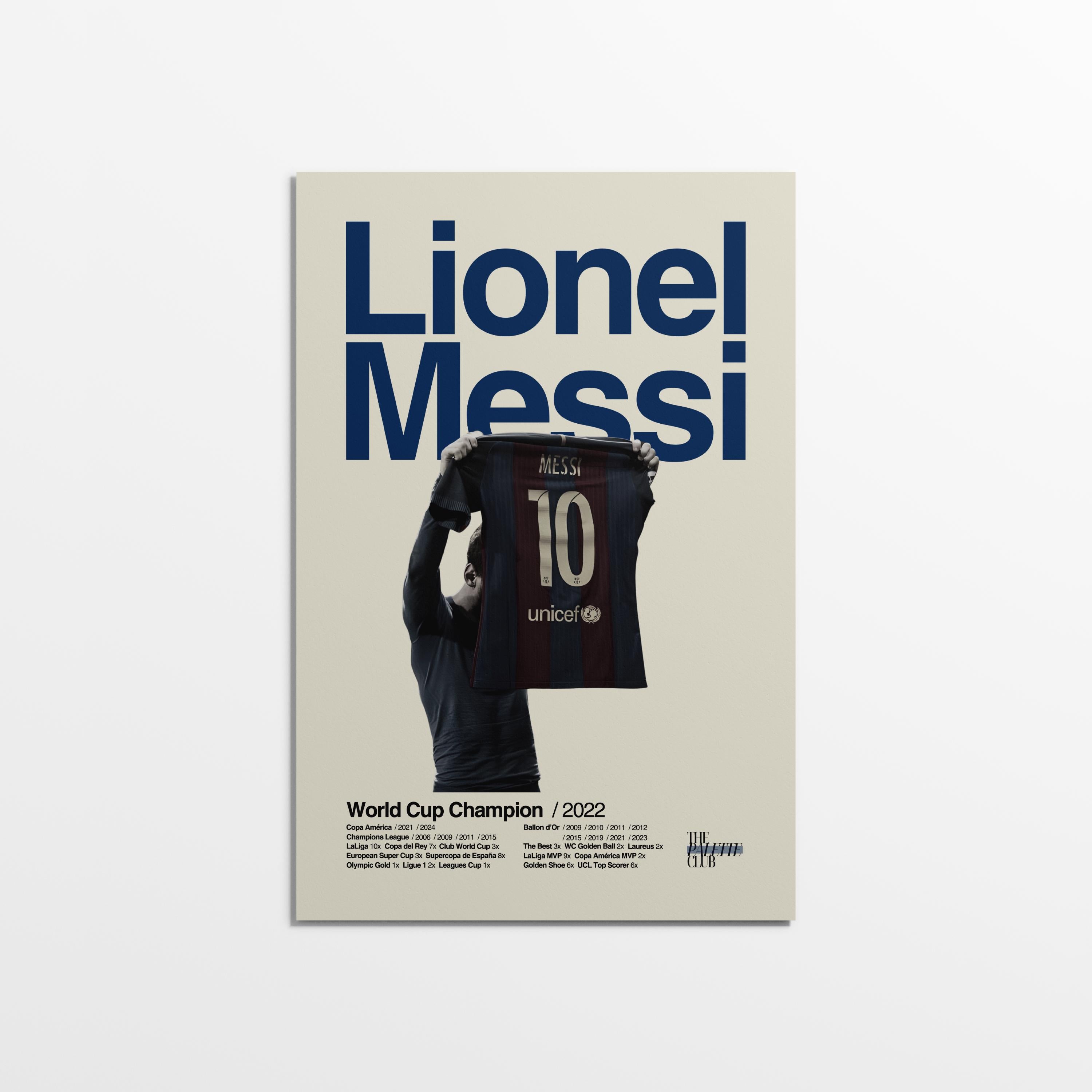 Lionel Messi Barcelona 'El Clásico' Print