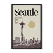 Seattle Skyline Print v2