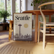 Seattle Skyline Print v2