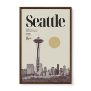 Seattle Skyline Print v2