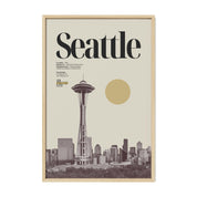 Seattle Skyline Print v2