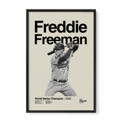 Freddie Freeman 2024 World Series Poster 2