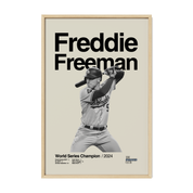 Freddie Freeman 2024 World Series Poster 2