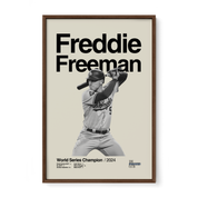 Freddie Freeman 2024 World Series Poster 2