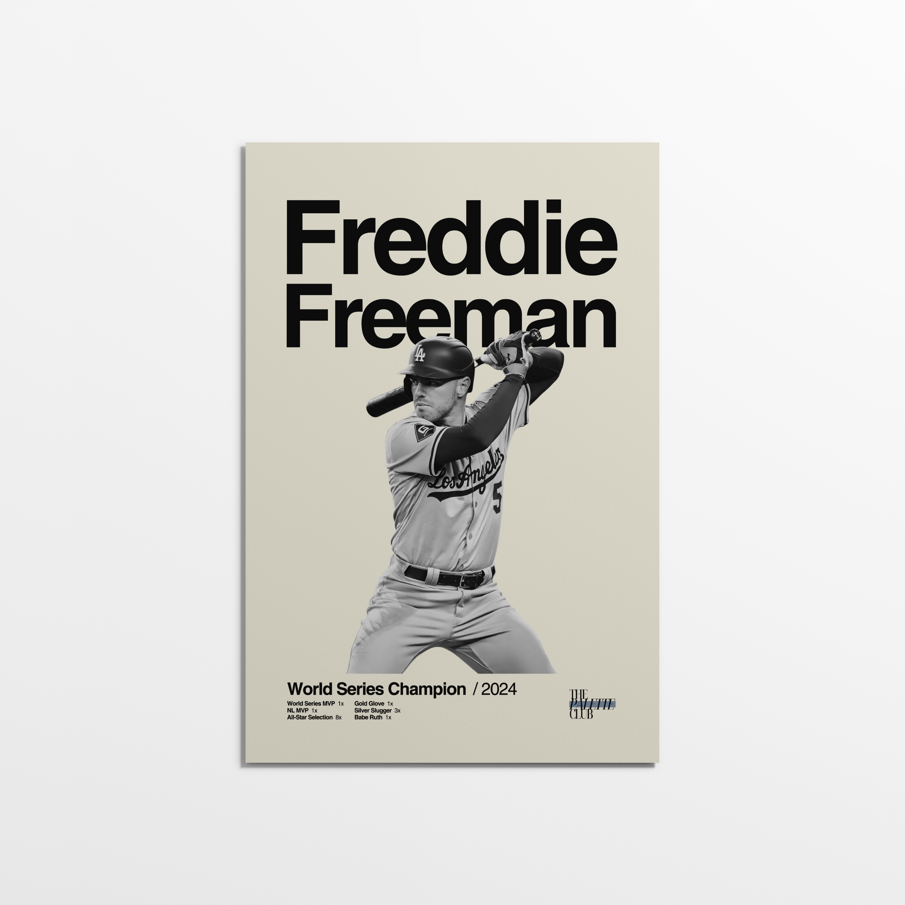 Freddie Freeman 2024 World Series Poster 2