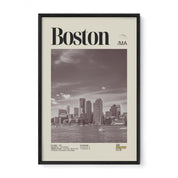 Boston Skyline Print