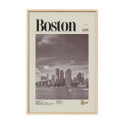 Boston Skyline Print
