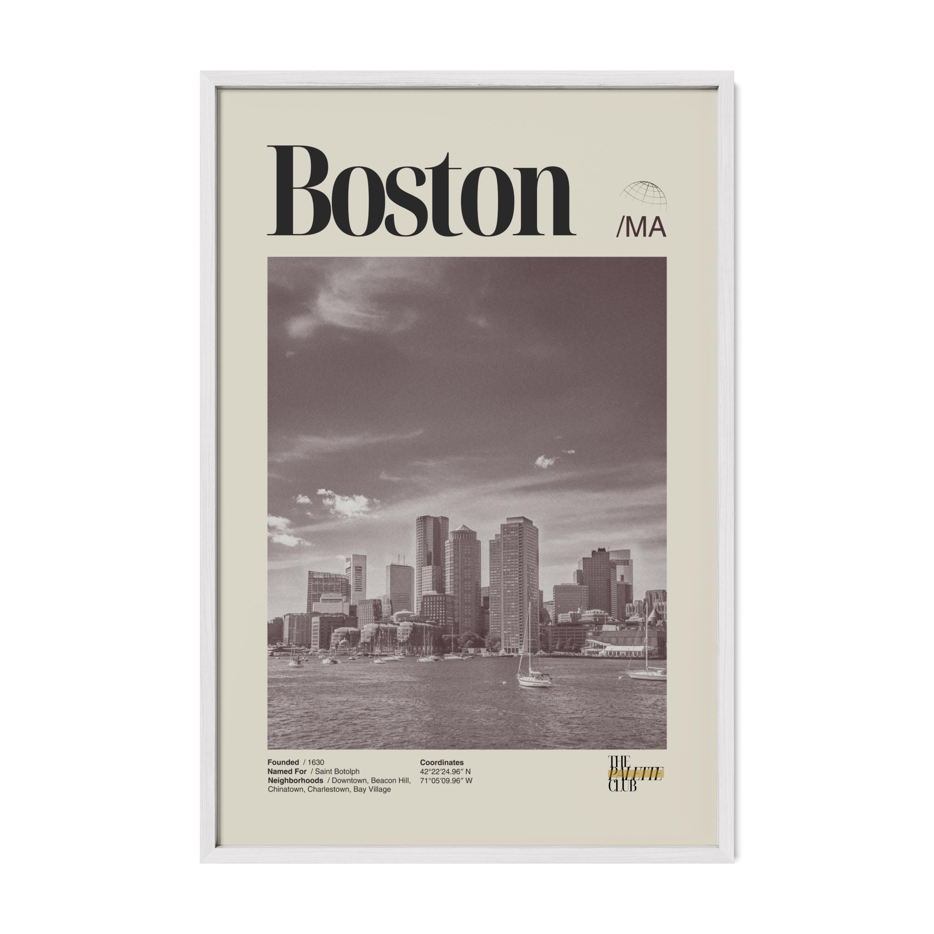 Boston Skyline Print