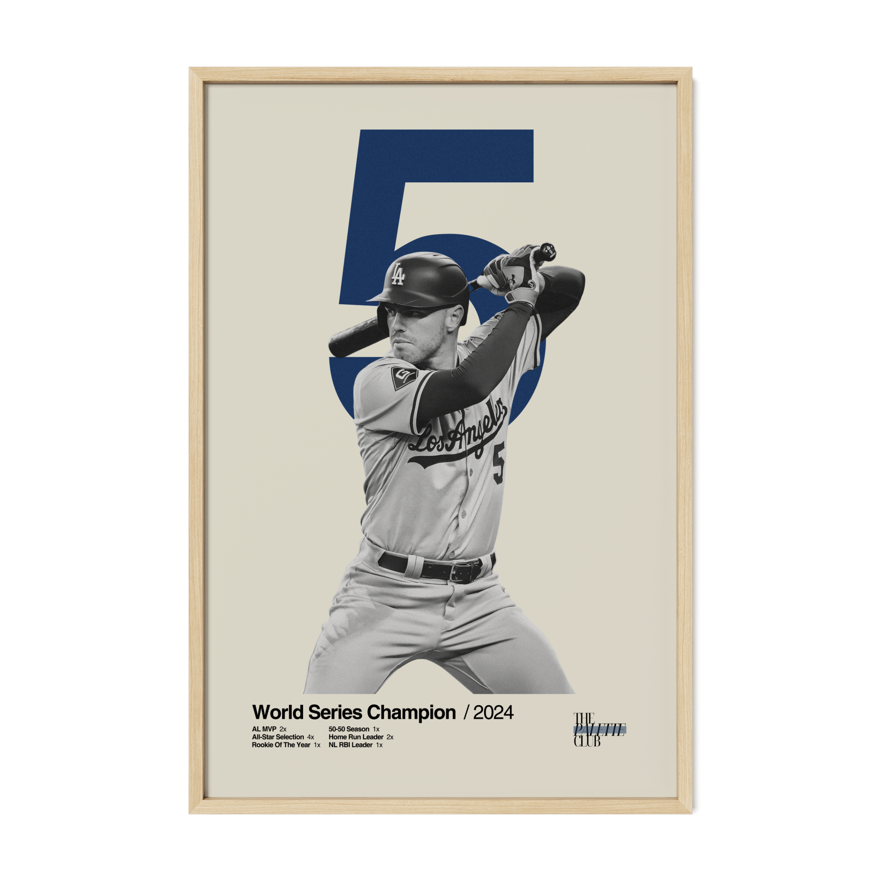 Freddie Freeman "5" Poster