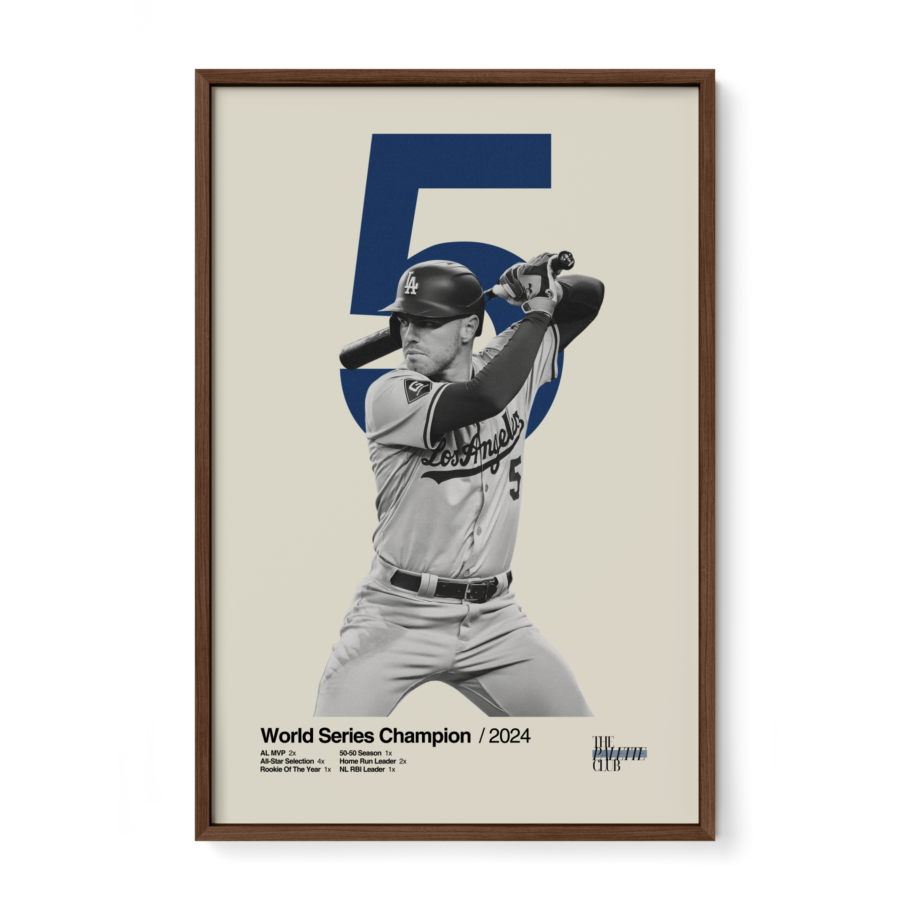 Freddie Freeman "5" Poster