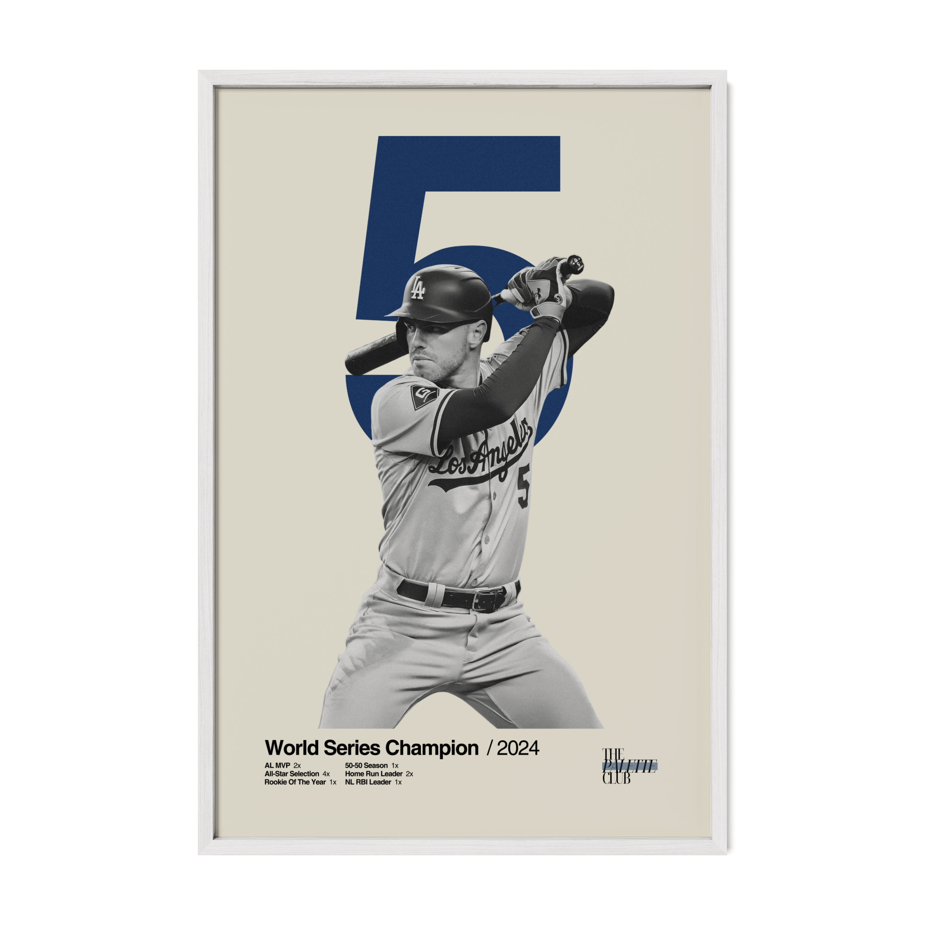 Freddie Freeman "5" Poster