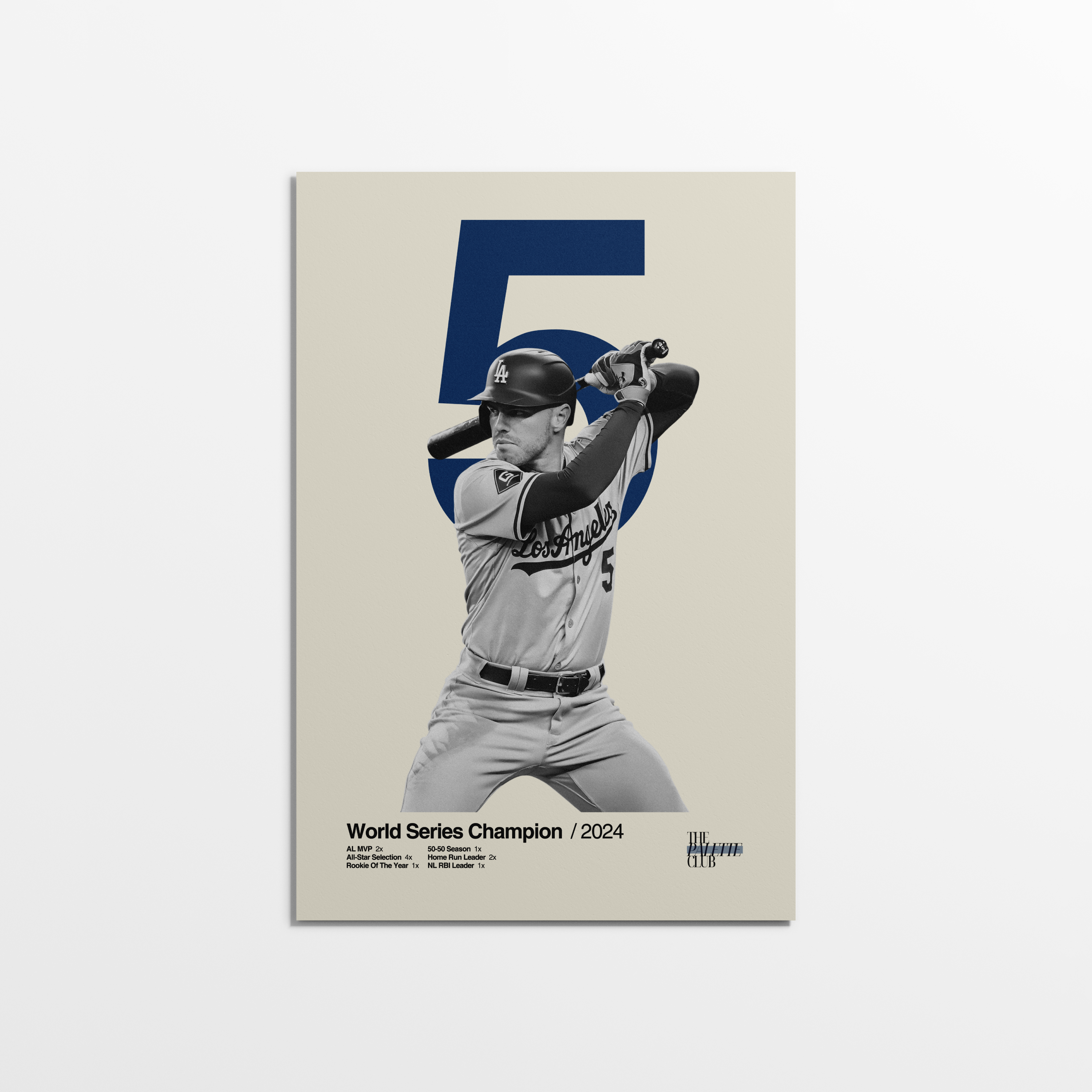 Freddie Freeman "5" Poster