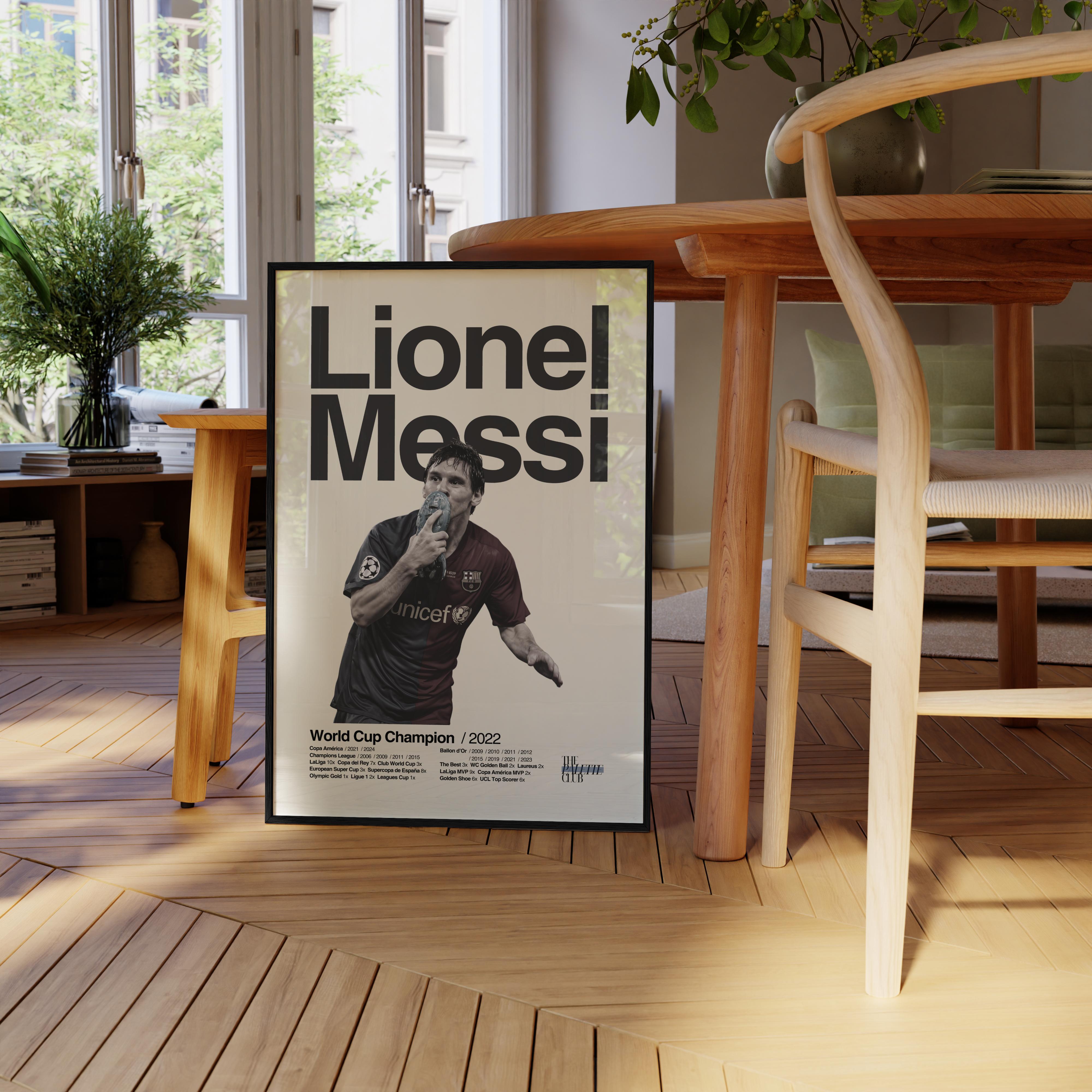 Lionel Messi 'El Beso' Barcelona Print