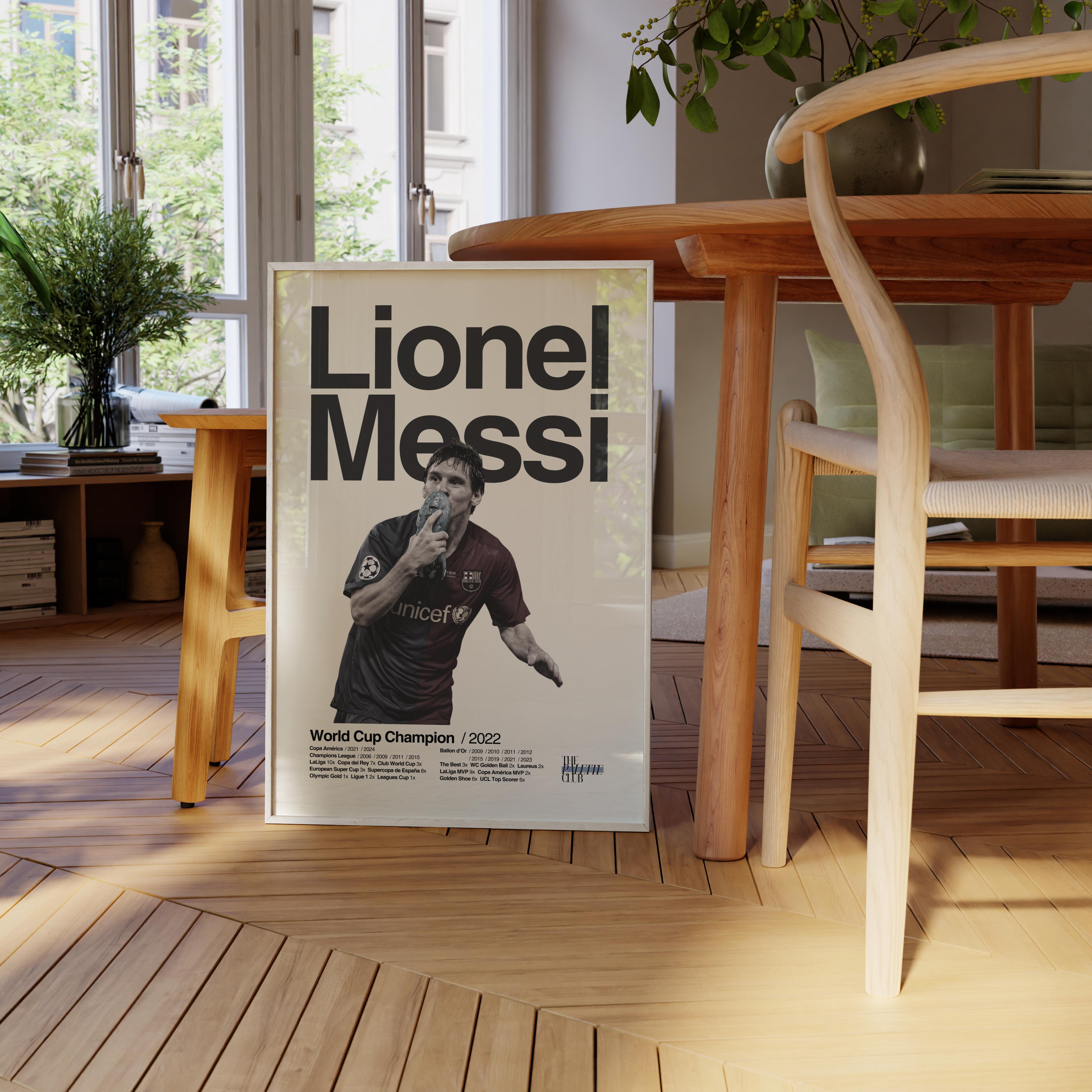 Lionel Messi 'El Beso' Barcelona Print