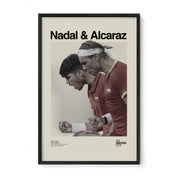 Nadal and Alcaraz Spain 2024 Olympics Print