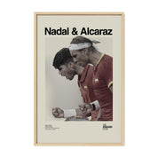 Nadal and Alcaraz Spain 2024 Olympics Print