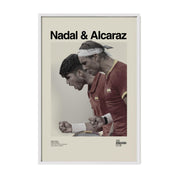 Nadal and Alcaraz Spain 2024 Olympics Print