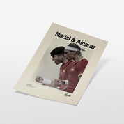 Nadal and Alcaraz Spain 2024 Olympics Print