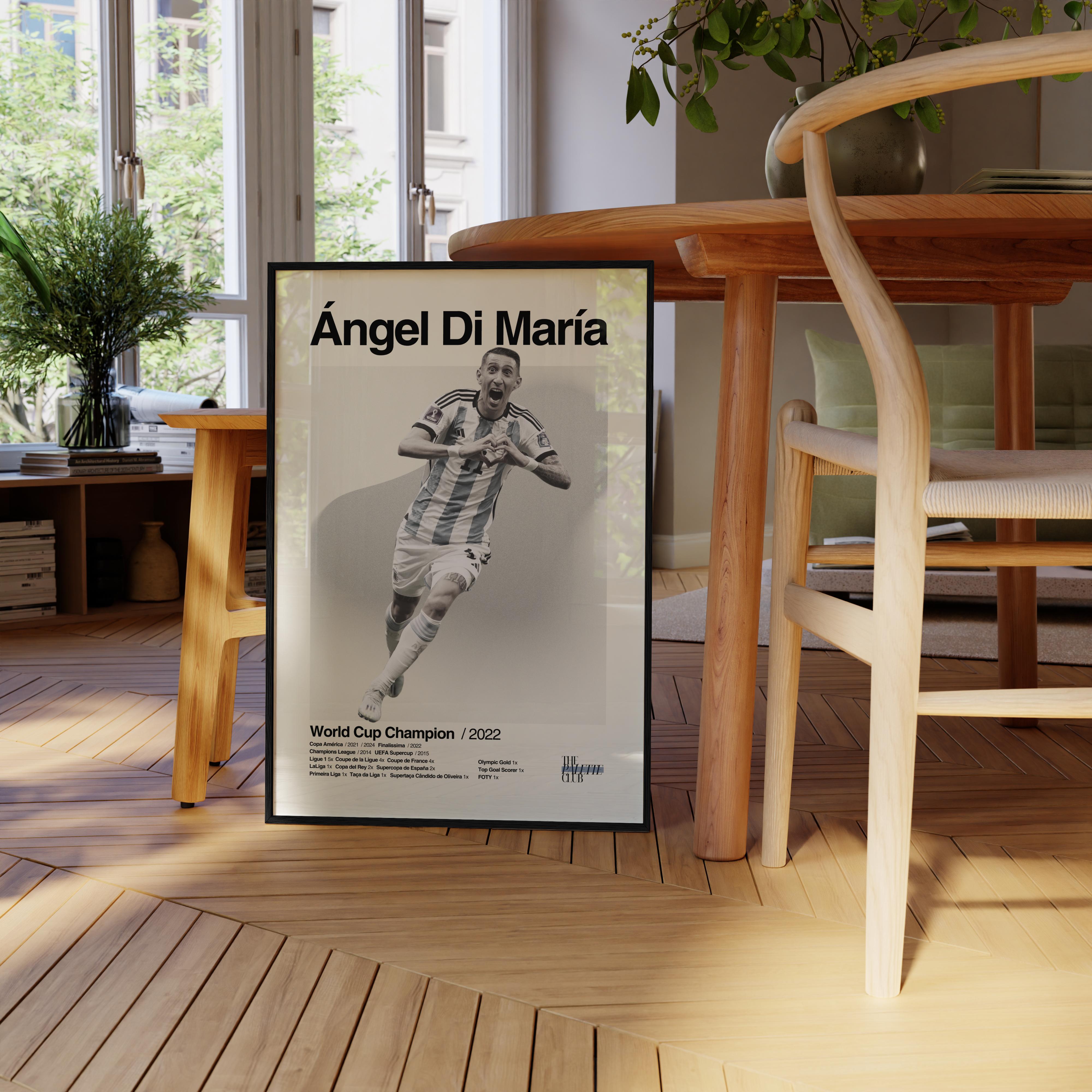 Angel Di Maria Argentina World Cup Print v3