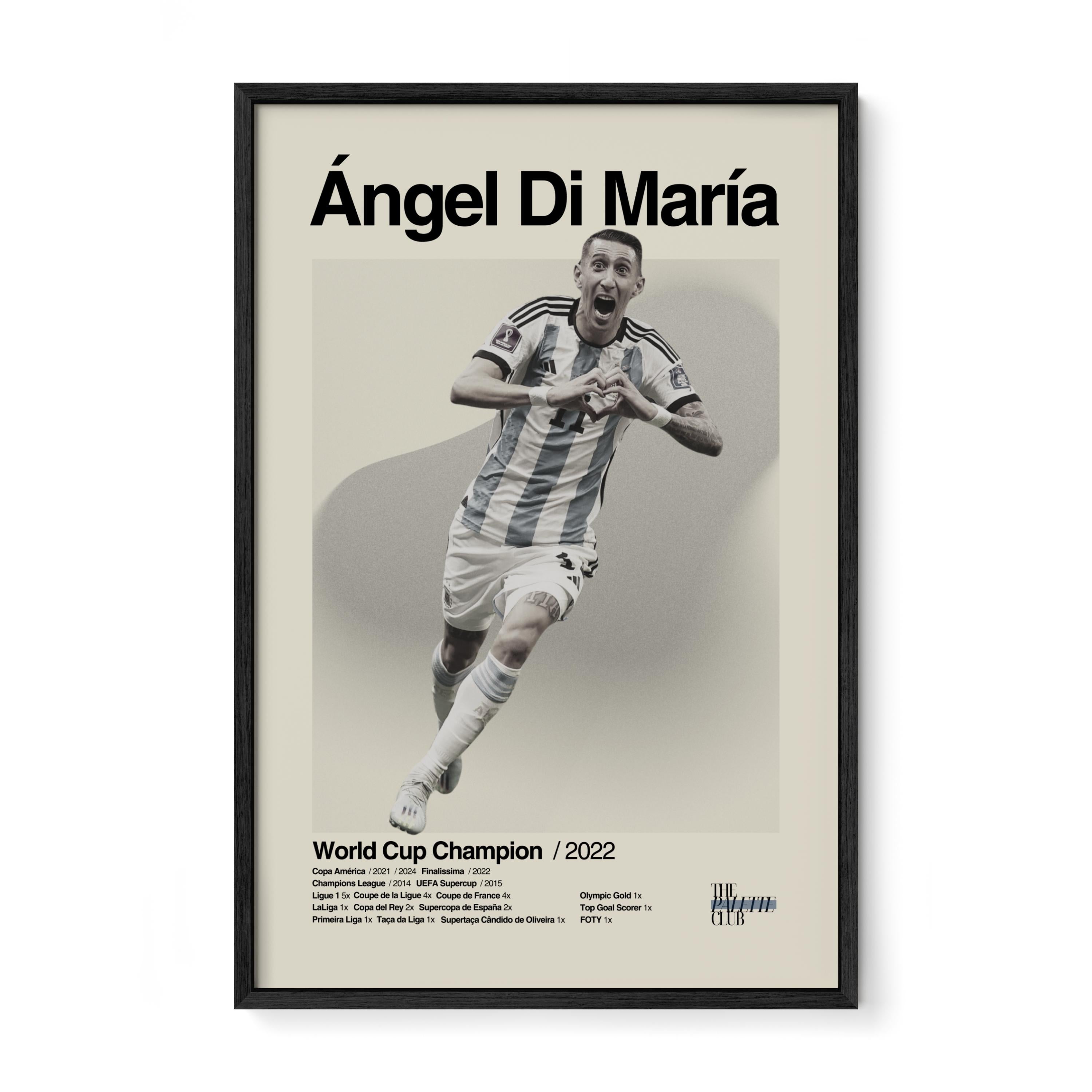 Angel Di Maria Argentina World Cup Print v3