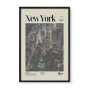New York City Nighttime Skyline Print v3