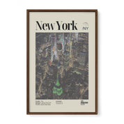 New York City Nighttime Skyline Print v3