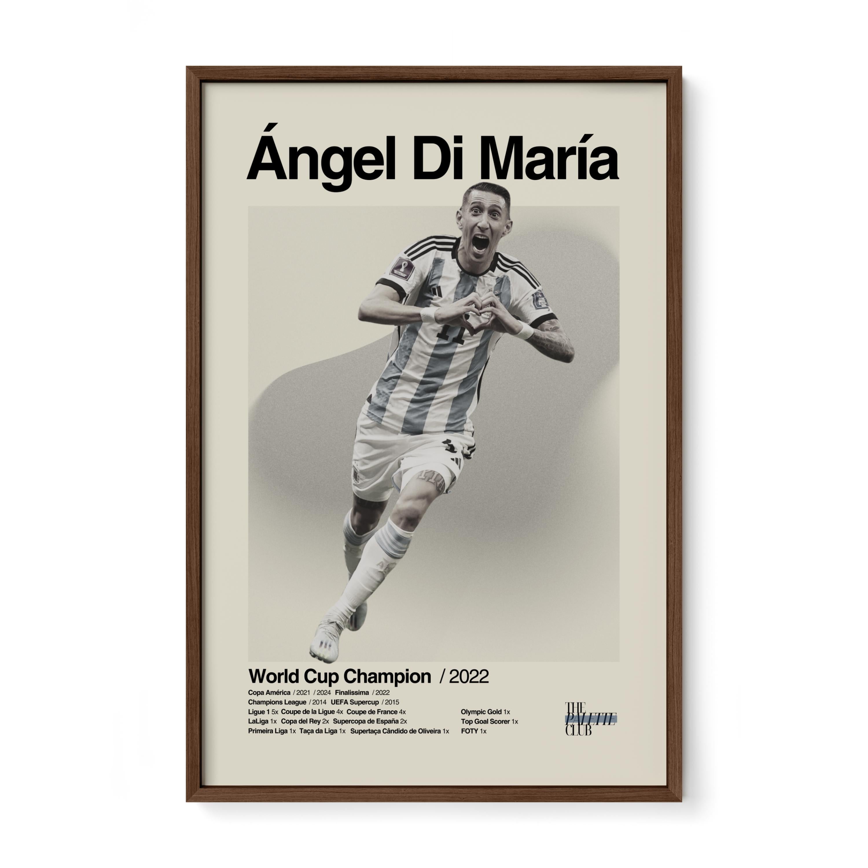 Angel Di Maria Argentina World Cup Print v3
