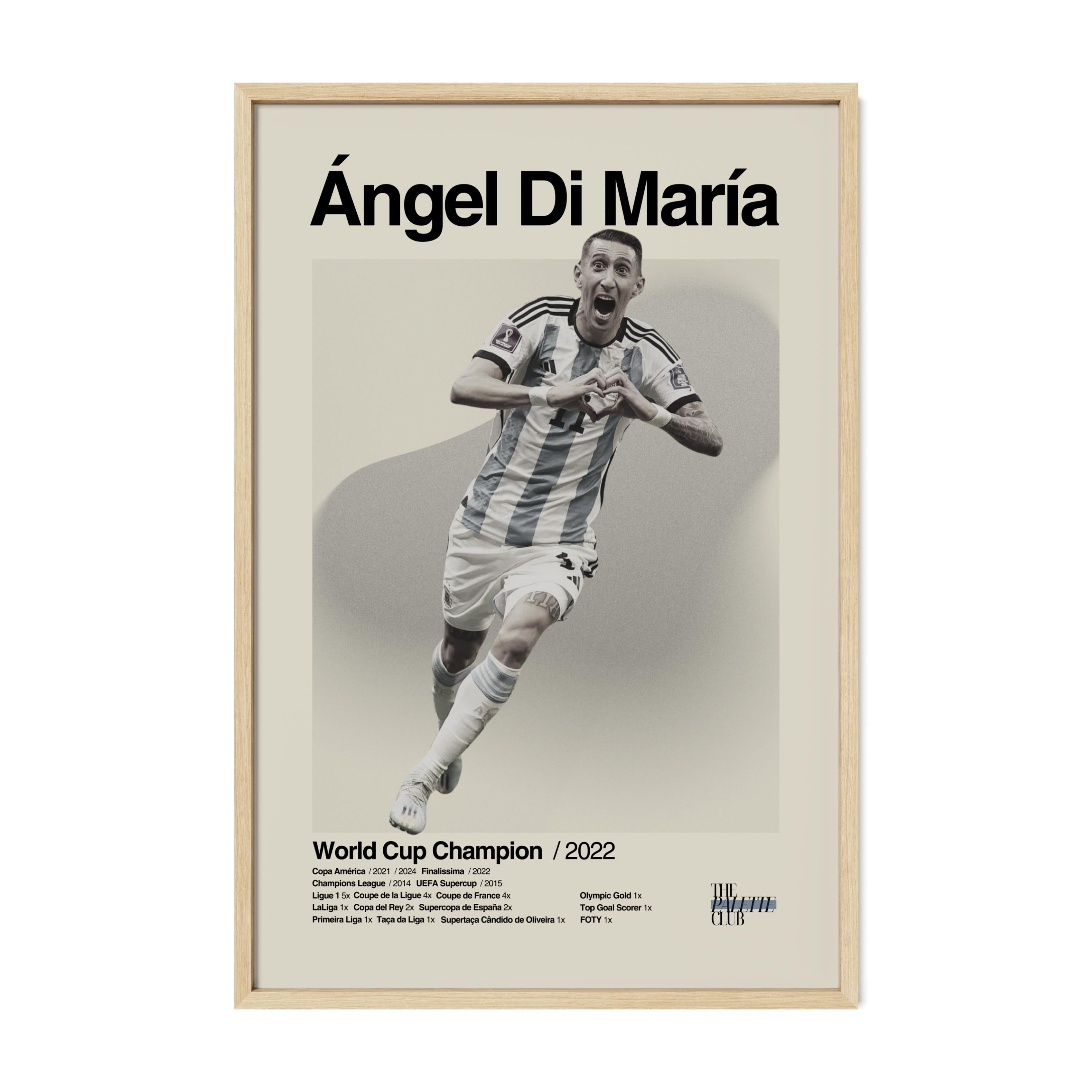 Angel Di Maria Argentina World Cup Print v3