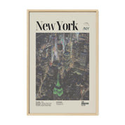 New York City Nighttime Skyline Print v3