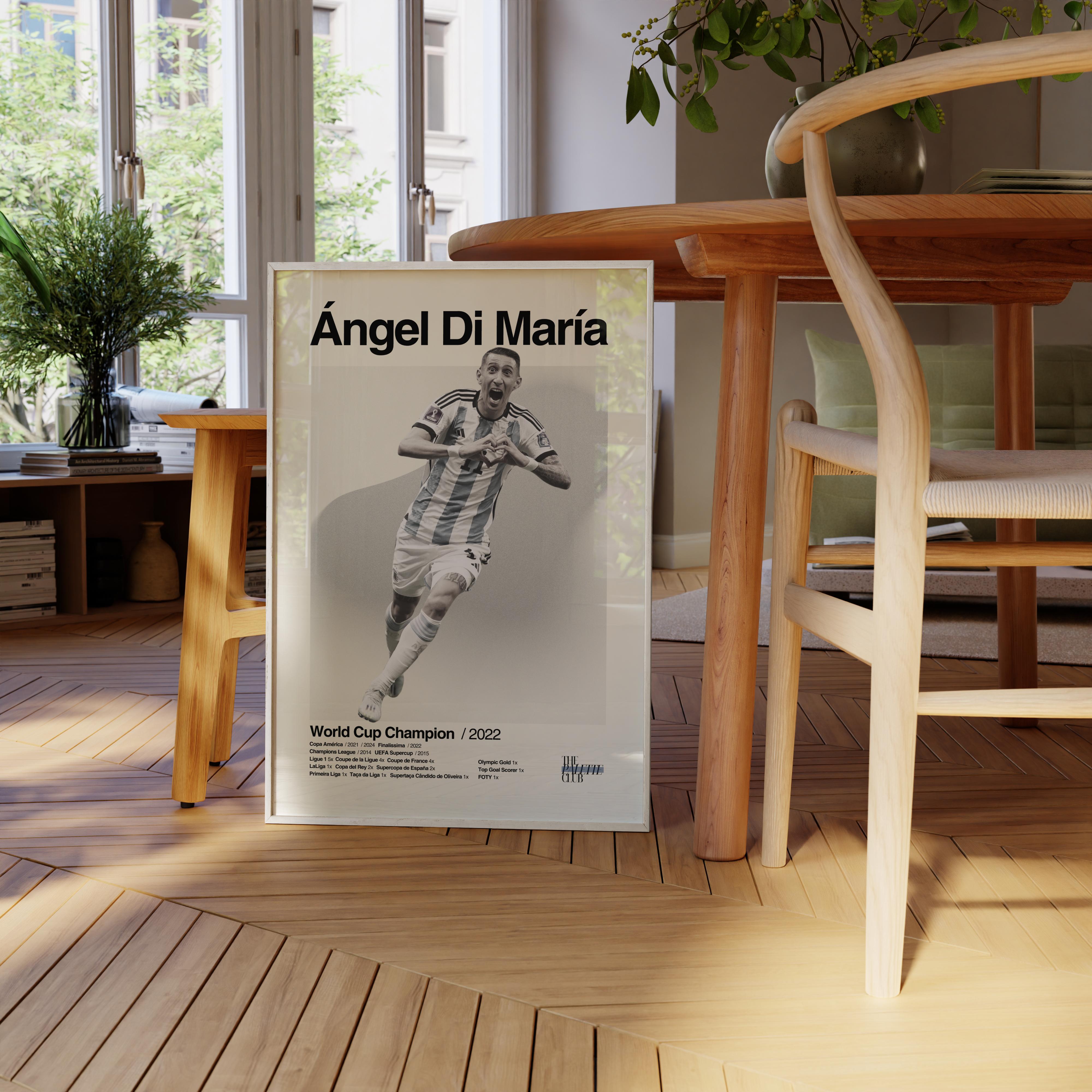 Angel Di Maria Argentina World Cup Print v3