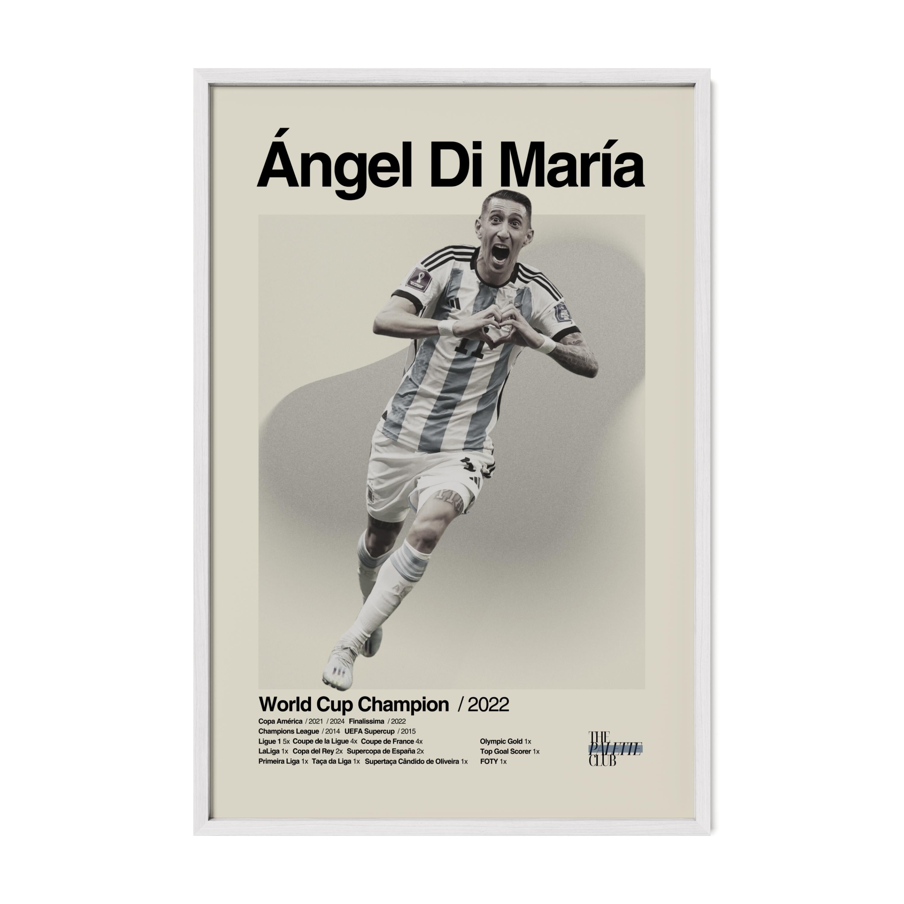 Angel Di Maria Argentina World Cup Print v3